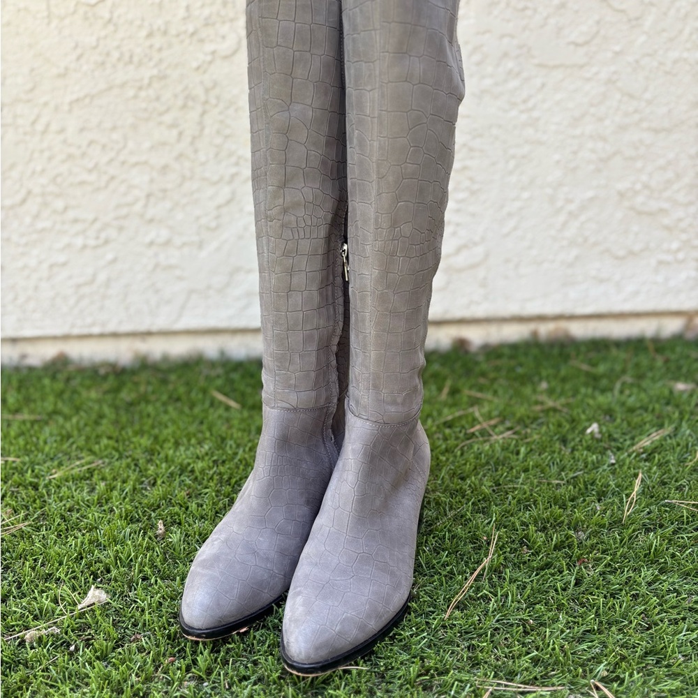 Sam Edelman Joelle Sleek Suede Riding Boot